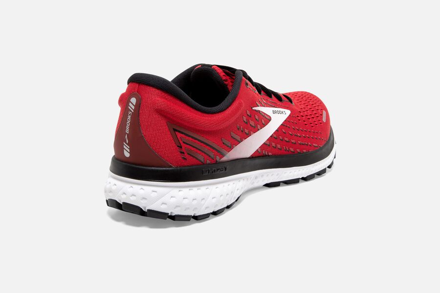 Brooks Ghost 13 Road Running Shoes Mens - Red/White - EWICM-1894